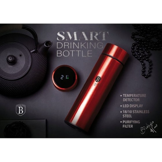 Μπουκάλι Θερμός Berlinger Haus Ανοξείδωτο Burgundy 450ml image 12