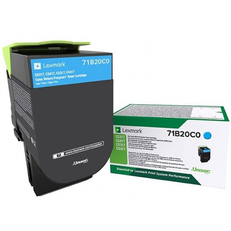 Toner Lexmark 71B20C0 - Cyan