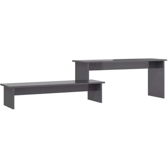 Έπιπλο Τηλεόρασης VidaXL από Μοριοσανίδα 180x30x43cm - Γκρι image 0