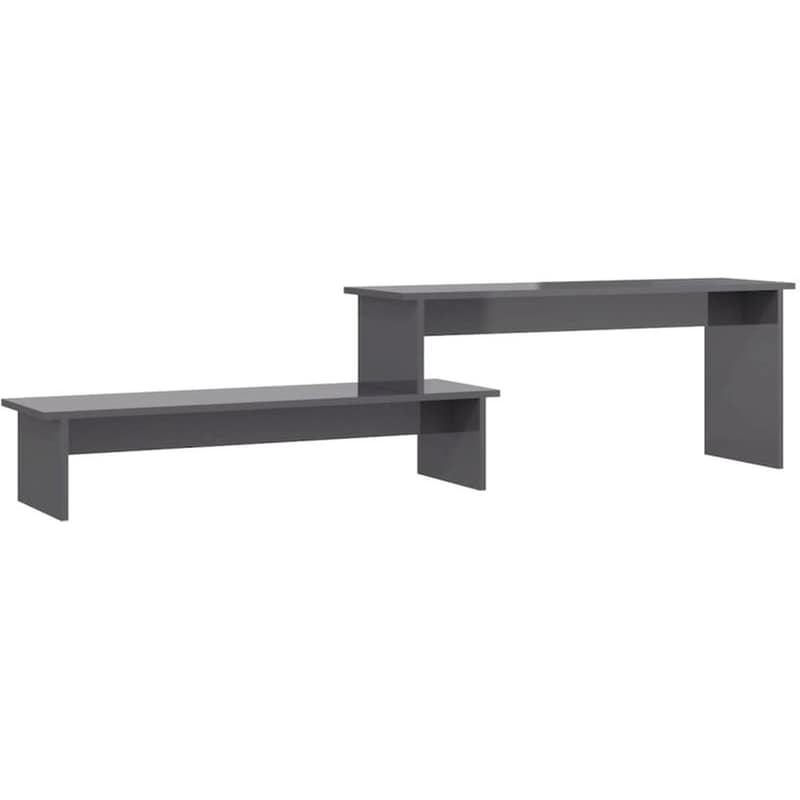 Έπιπλο Τηλεόρασης VidaXL από Μοριοσανίδα 180x30x43cm - Γκρι