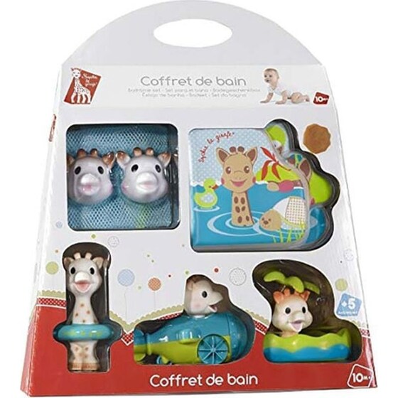 Σετ Παιχνίδια Μπάνιου Με Βιβλίο & Δίχτυ Sophie The Giraffe 516336 image 0