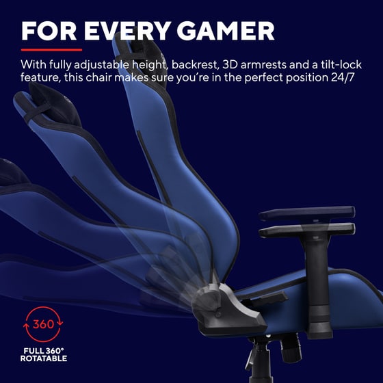 Καρέκλα Gaming Trust GXT714B Ruya - Μπλε/Μαύρο image 7
