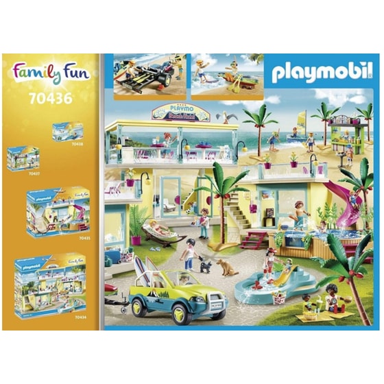 PLAYMOBIL® Family Fun Αυτοκίνητο με Ανοιχτή Οροφή και Κανό (70436) image 1