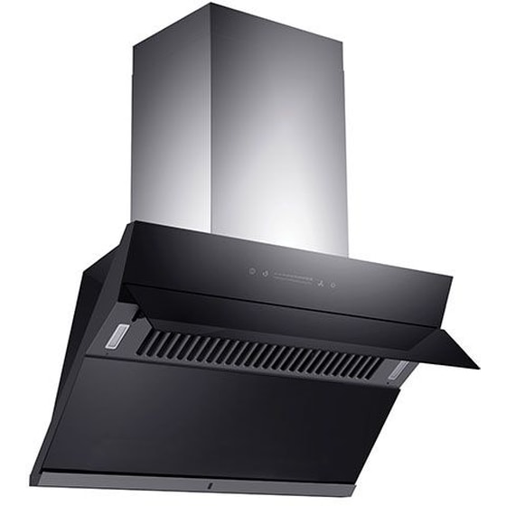 DAVOLINE SENSE 90 BLACK 90 cm Μαύρο Απορροφητήρας Καμινάδα - Τζάκι image 0