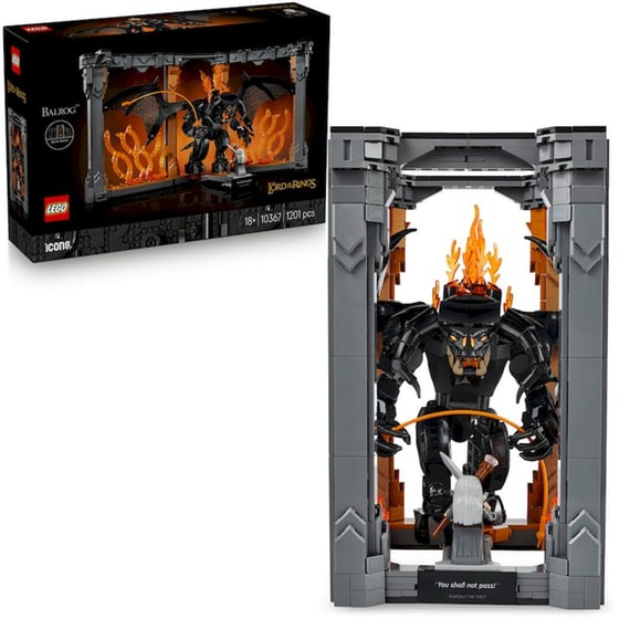 LEGO® Icons Ο Άρχοντας των Δαχτυλιδιών: Βιβλιοστάτης Balrog™ image 6