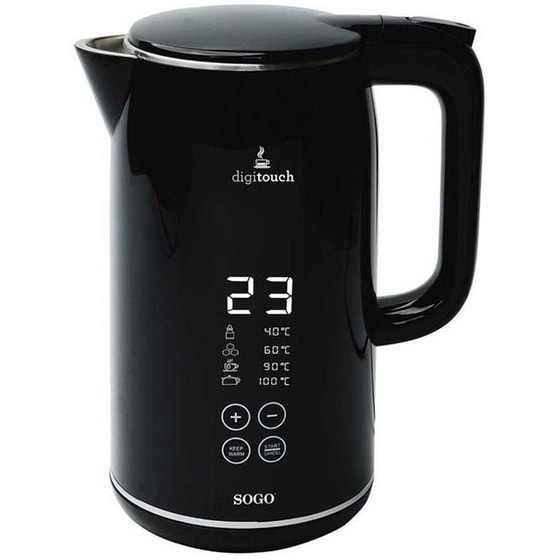 SOGO KET-SS-7750 1850 W 1.7 L Μαύρο Βραστήρας image 0