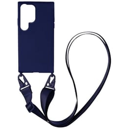 Θήκη Samsung Galaxy S23 Ultra - Sonique Carryhang Liquid Silicone Strap - Μπλε