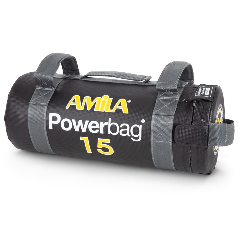 Power Bag 15kg Amila Pro 90677 από Νάιλον με Άμμο - Μαύρος