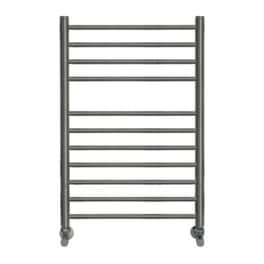 THERMO Bellavia 200 W - Black Brushed Θερμαινόμενη Πετσετοκρεμάστρα Μπάνιου
