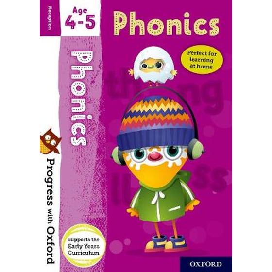 Progress with Oxford: Progress with Oxford: Phonics Age 4-5 - Practise for School with Essential English Skills image 0