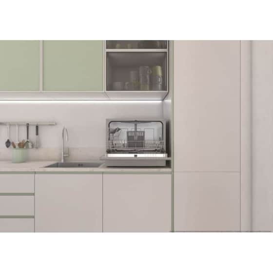 CANDY CP 6E51LS για 6 Σερβίτσια Ασημί Πλυντήριο Πιάτων Πάγκου image 11