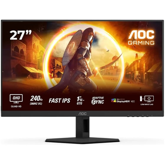 AOC G4 Q27G4ZR Gaming Monitor 27" QHD IPS Flat 240Hz 1ms image 0