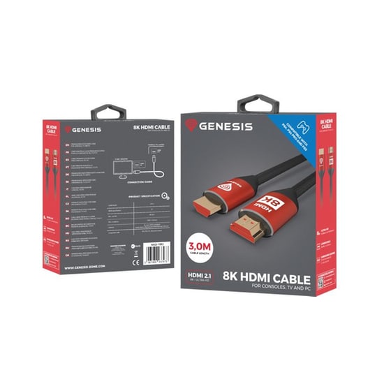 Καλώδιο HDMI Genesis NKA-1993 3m - Μαύρο image 4