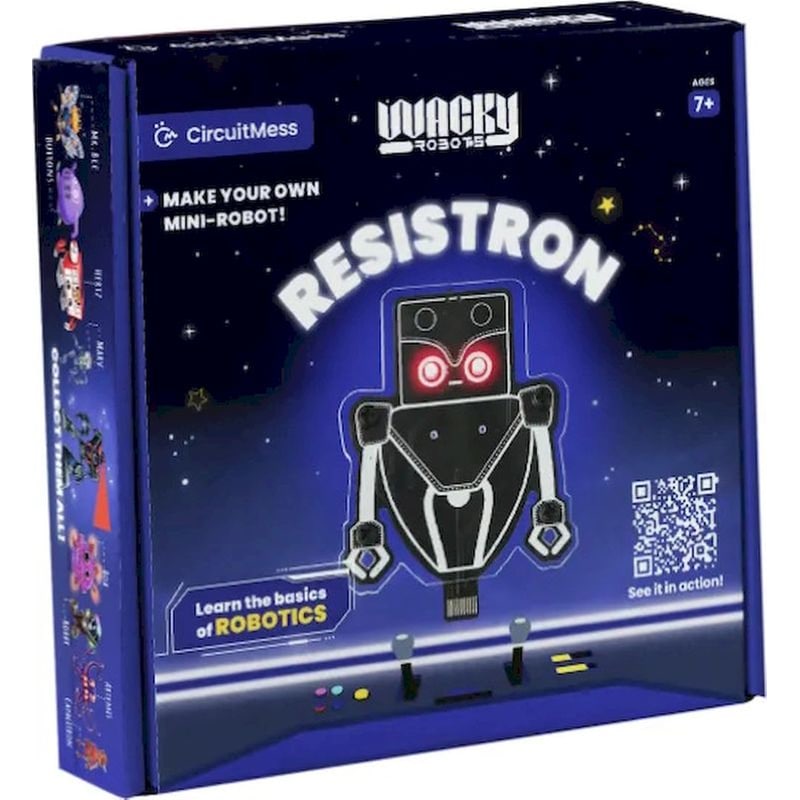 Circuitmess Wacky Robots – Resistron (cm-wrresistron) Συναρμολογούμενο Mini Robot Εισαγωγικό Στις Αρχές Του Stem