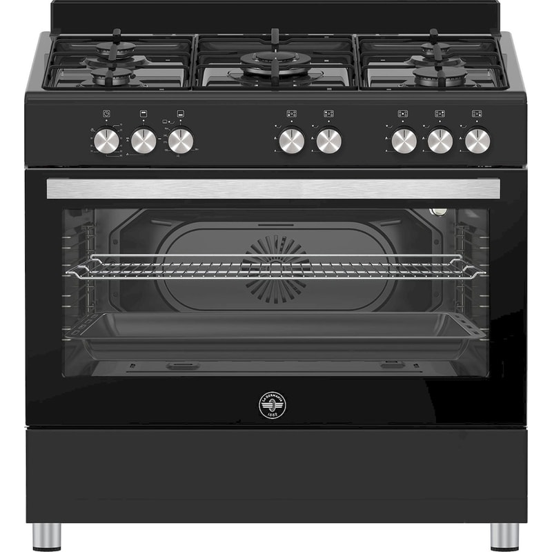 LA GERMANIA SE965GNE/24(GN) 94 Lt Μαύρο Κουζίνα Φυσικού Αερίου LA GERMANIA