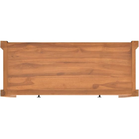 Έπιπλο Τηλεόρασης Vidaxl από Ξύλο  100x40x45 cm - Καφέ image 5