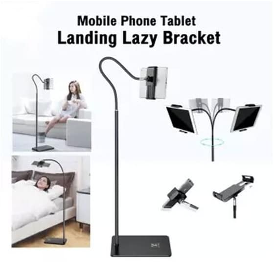 Βάση Στήριξης Tablet Επιδαπέδια Handsfree με Ευλύγιστο Βραχίονα - Μαύρο image 3