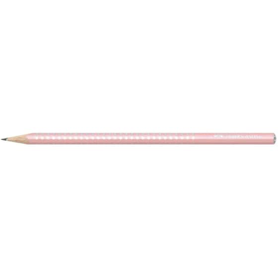 Μολύβι Faber Castell Grip Sparkle B Παστέλ Ροζ image 1