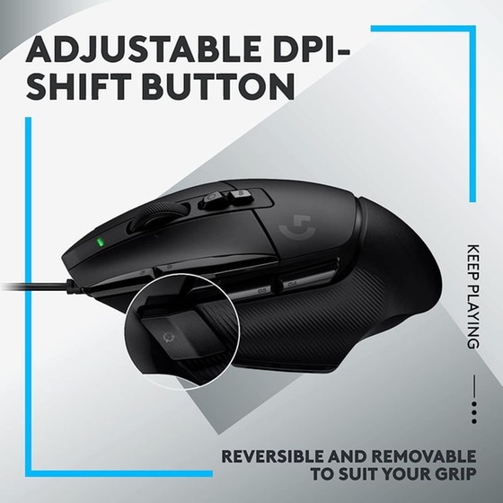 Gaming Ενσύρματο Ποντίκι Logitech G G502 X με Mousepad G240 - Μαύρο image 7
