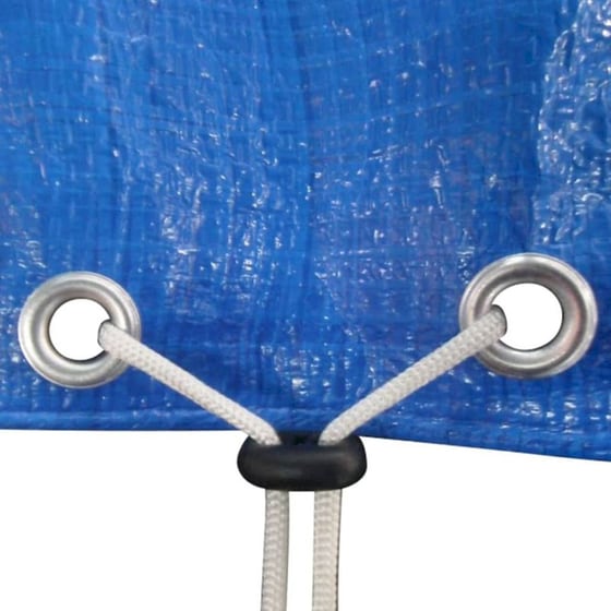 VidaXL Κάλυμμα Ø480cm για Στρογγυλό Τραμπολίνο 450-457cm από Πολυαιθυλένιο - Μπλε image 5
