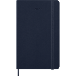 Ημερολόγιο Ημερήσιο 2027 Moleskine 12M L Hardcover Μπλε