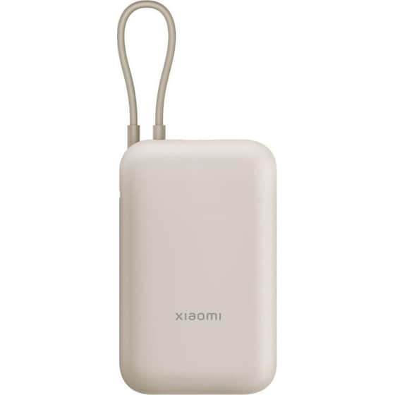Powerbank Xiaomi με Ενσωματωμένο Καλώδιο 10.000mAh 22.5W - Tan image 0