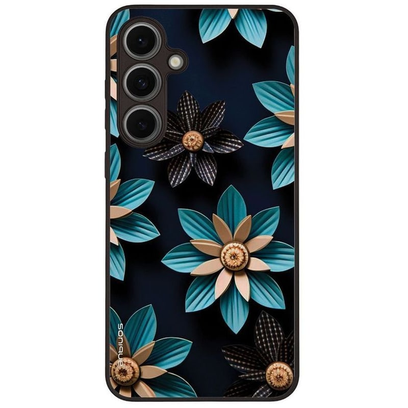 Θήκη Samsung Galaxy S24 FE - Sonique 3D Flower Series - Light Blue