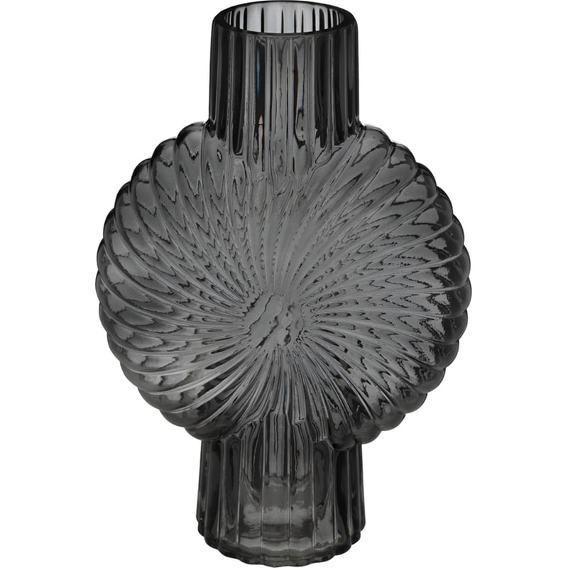 Διακοσμητικό Βάζo Spitishop Γυάλινο 10.5x32cm - Μαύρο