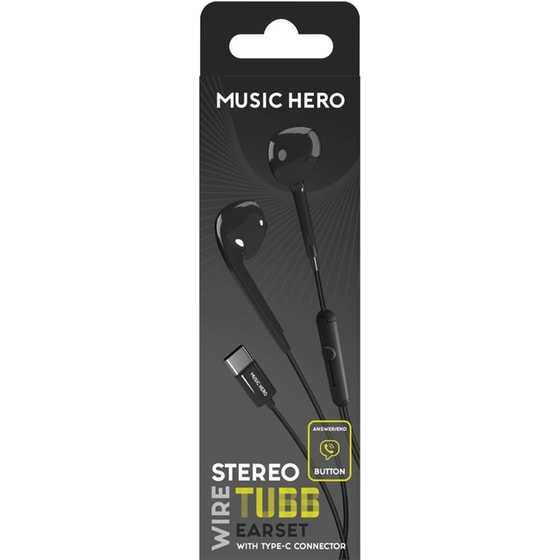 SBS Tubb Handsfree USB-C - Μαύρο image 1