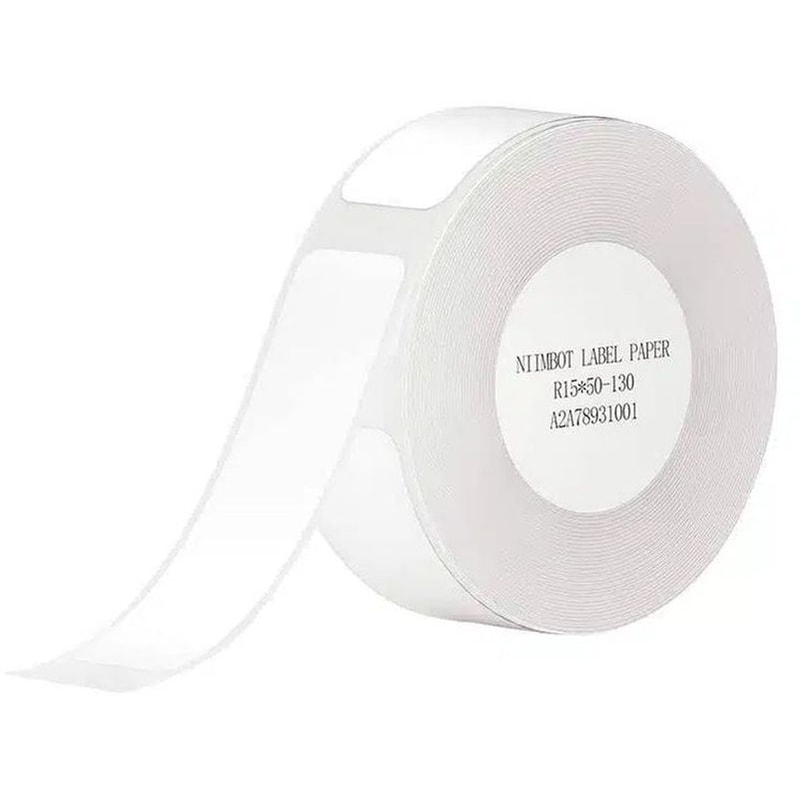 NIIMBOT Θερμικά αυτοκόλλητα ετικετών NIIMBOT 15 x 50mm - 130 τμχ - Λευκό