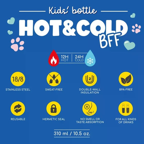 Μπουκάλι Θερμός Legami Panda 310ml image 5