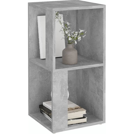 Βιβλιοθήκη VidaXL από Επεξεργασμένο Ξύλο 33x33x67 cm - Γκρι image 2