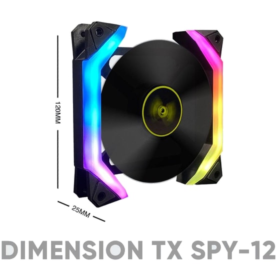 Case Fan Armaggeddon Tessaraxx Spy 120mm RGB image 1