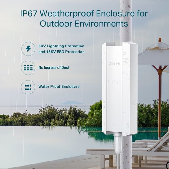TP-Link EAP610-Outdoor Access Point Wi‑Fi 6 Dual Band (2.4 & 5 GHz) 1201Mbps image 7