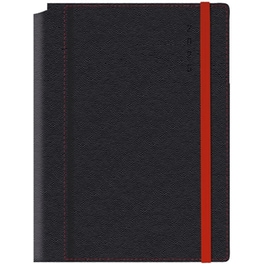 Ημερολόγιο Ημερήσιο 2025 Θεοφύλακτος 12M 17.2x24 cm Borneo Spello Μαύρο