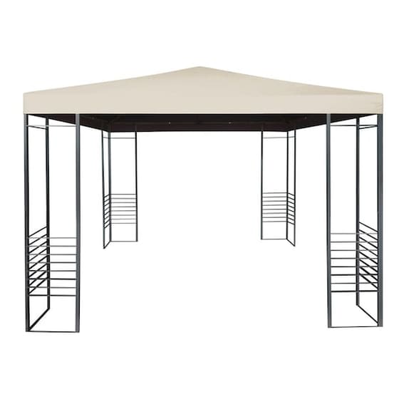 Κιόσκι Aria Trade Gazebo Μεταλλικό 3x3m - Μπεζ image 0