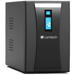 UPS Lamtech με AVR και LCD Display 3000VA Μαύρο