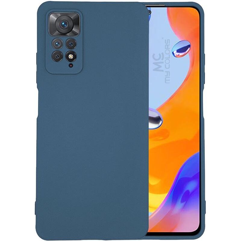 Θήκη Xiaomi Redmi Note 11 Pro+ 5G - My Colors Σιλικόνης - Μπλε Σκούρο