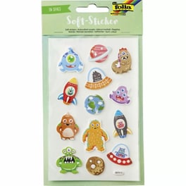 Σετ 25 Αυτοκόλλητα Soft-stickers Στο Διαστημα