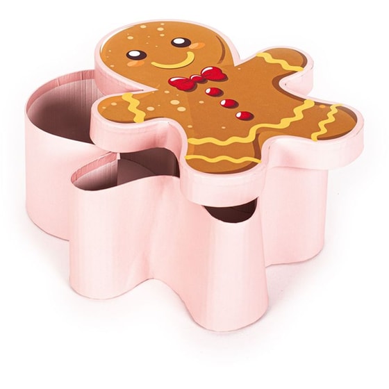 Κουτί Διακοσμητικό Tri-Coastal Gingerbread Man Xmas image 2