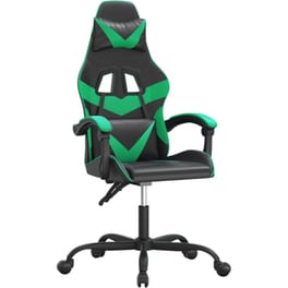 Καρέκλα Gaming VIDAXL 349546 από Τεχνητό Δέρμα - Μαύρο