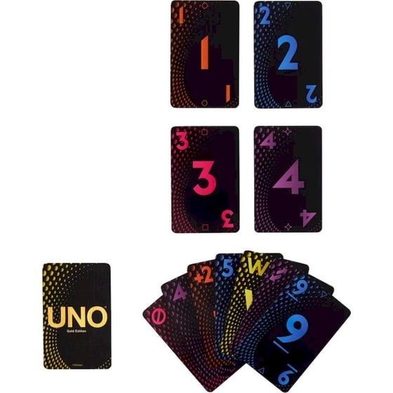 Επιτραπέζιο Uno Premium Gold (Mattel) image 1