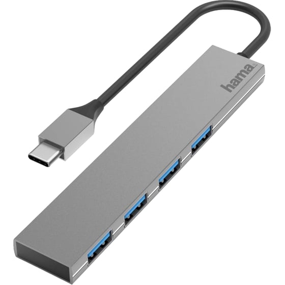 Hama 200101 USB Hub 4-Port USB 3.2 συμβατό με USB-C image 0