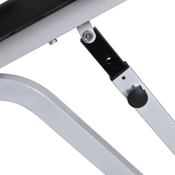 Ρυθμιζόμενος Πάγκος Γυμναστικής VidaXL 116x47cm - Μαύρος/Ασημί image 5