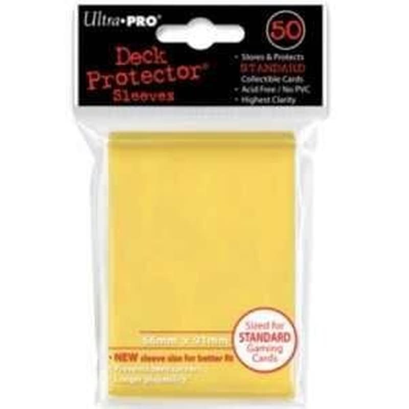 Ultra Pro – Standard 50 Sleeves Solid Yellow