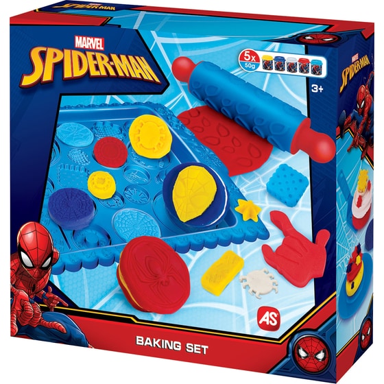 Σετ Πλαστελίνη AS Company Marvel Spiderman Baking Set με 5 Βαζάκια & Αξεσουάρ image 3