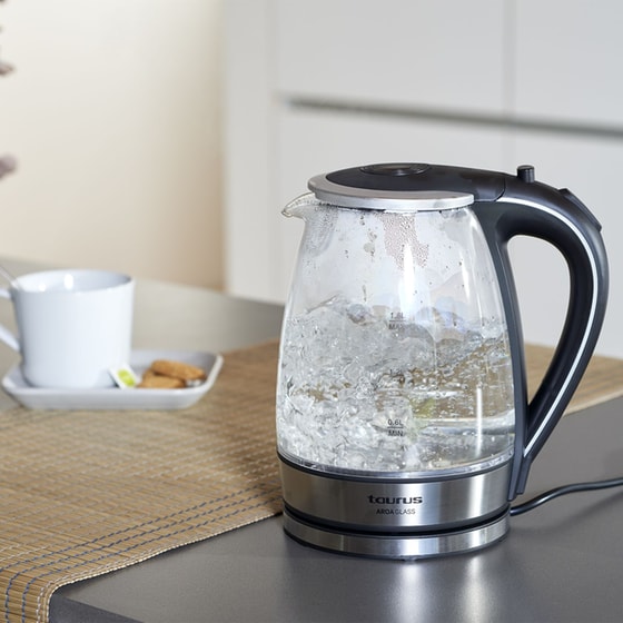 TAURUS AROA GLASS 2200 W 1.8 L Ασημί/Μαύρο Βραστήρας image 3
