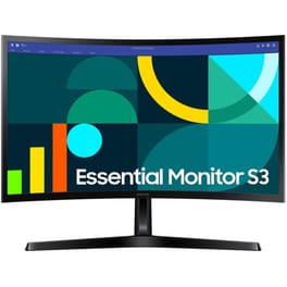 Samsung Essential Monitor S3 S36GD 24" FHD VA Curved 100Ηz 4ms