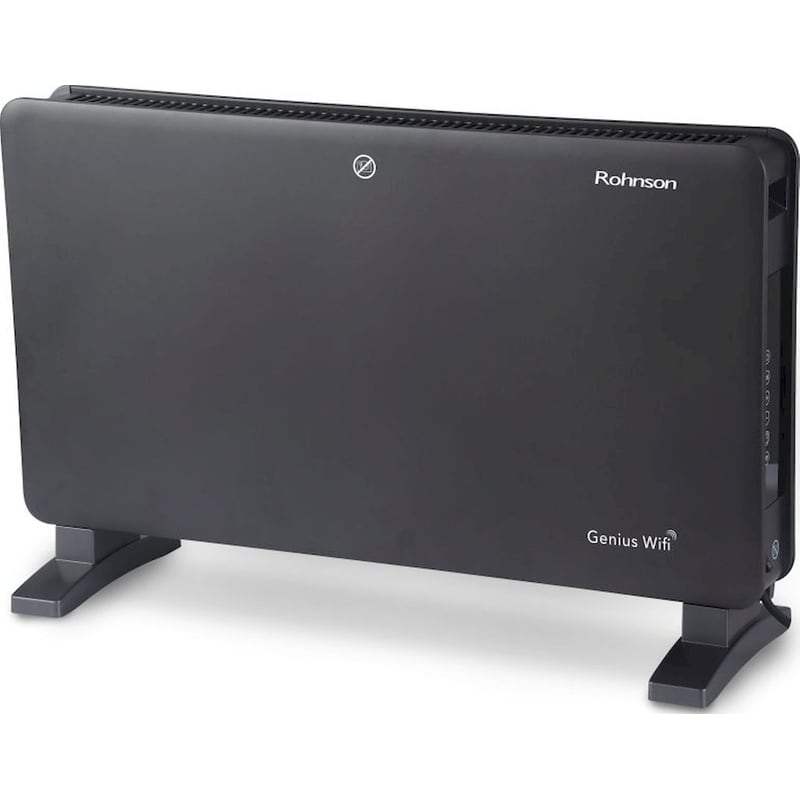 ROHNSON R-088 Genius Θερμοπομπός Δαπέδου με Wi-Fi 2000W Μαύρο ROHNSON