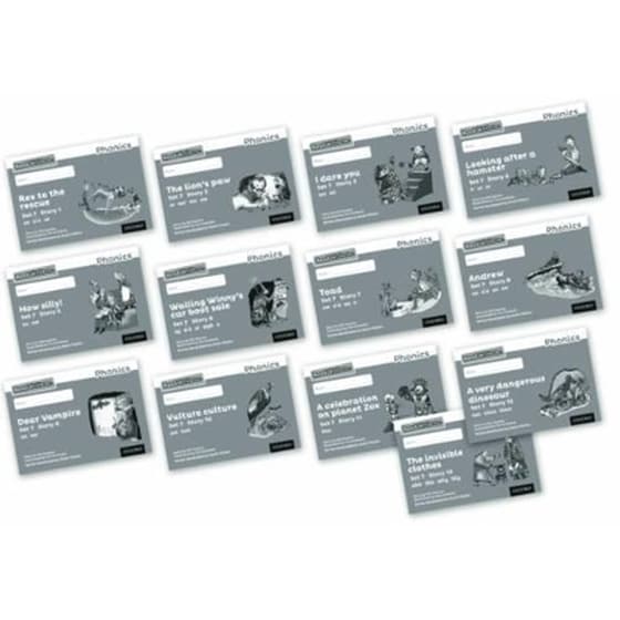 Read Write Inc. Phonics: Grey Set 7 Core Black & White Storybooks (Mixed Pack of 13) image 0